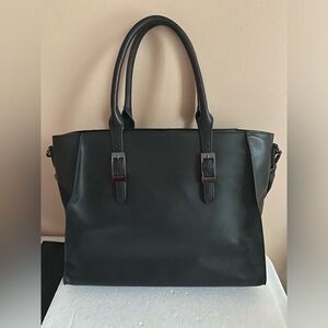 IAITU Laptop Bag for Women Work Tote, Business Computer Briefcase Black